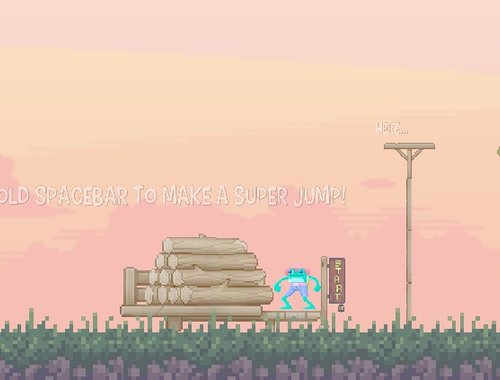 Jeu Saute seulement!  en ligne