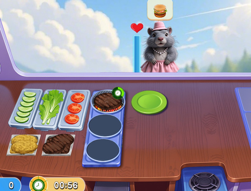 Jeu Marmot Diner Dash  en ligne
