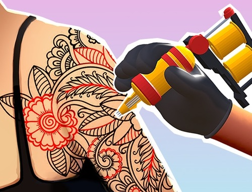 Jeu Tatouage maître 3d  en ligne