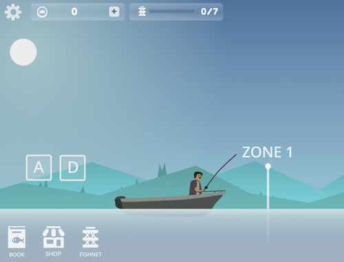 Jeu Simulateur de pêche  en ligne