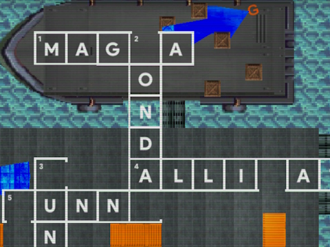 Jeu Mots croisés furtifs  en ligne