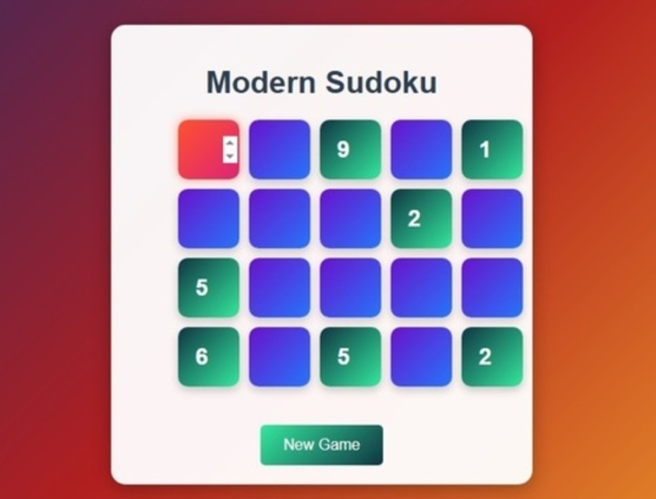 Jeu Sudoku moderne  en ligne