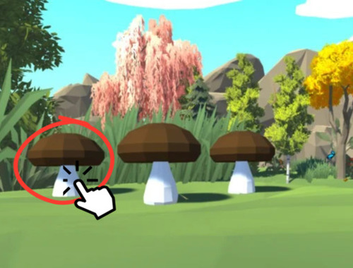 Jeu Champignons cachés  en ligne