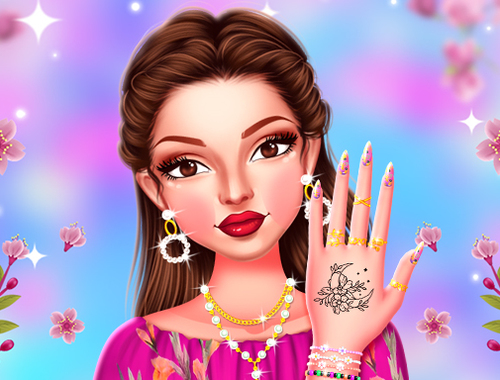 Jeu Conception de manucure de printemps de célébrités  en ligne
