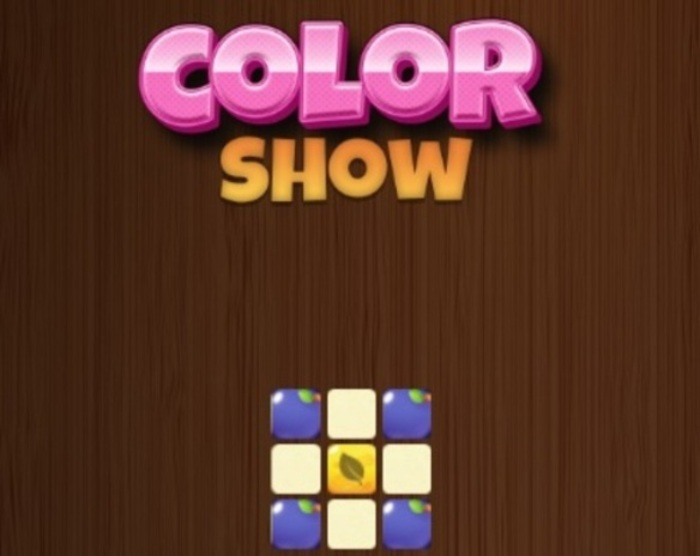 Jeu Spectacle de couleurs  en ligne