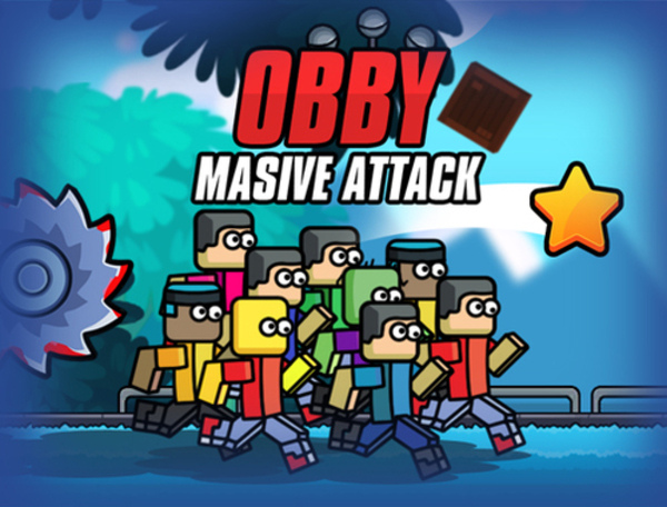 Jeu Attaque massive obby  en ligne