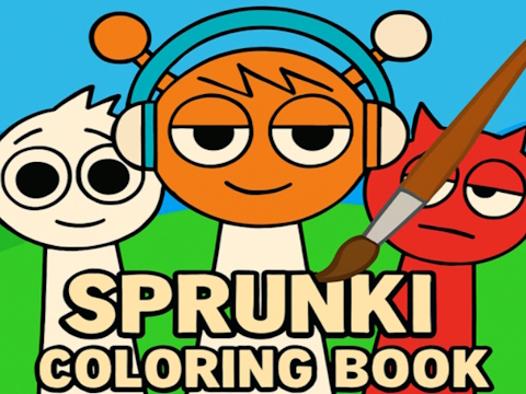 Jeu Livre de coloriage sprunki  en ligne