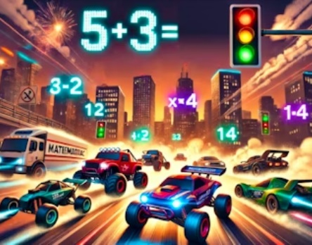Jeu Mathématiques Racing  en ligne