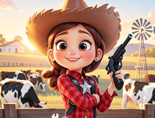 Jeu Trouvez les différences: Cow Farm  en ligne