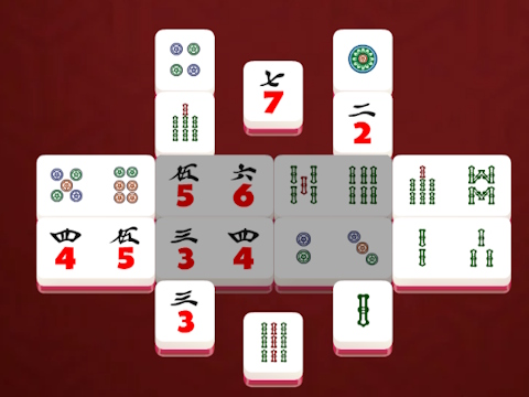Jeu Shanghai mahjong double tuiles  en ligne