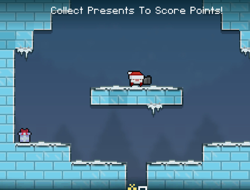 Jeu Père Noël vs robots 2016  en ligne