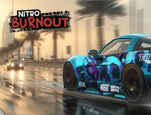Jeu Burnout nitro  en ligne