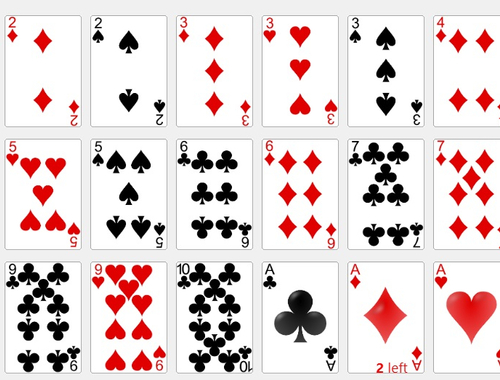 Jeu Cartes mémoire  en ligne