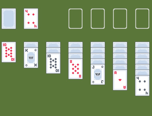 Jeu Quête de carte klondike  en ligne