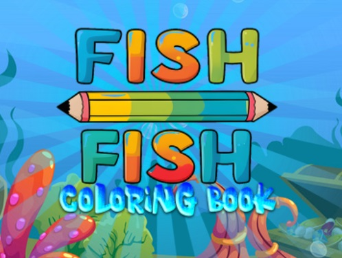 Jeu Livre de coloriage de poisson  en ligne