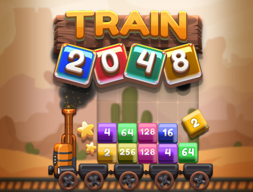 Jeu Train 2048  en ligne