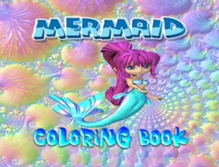 Jeu Livre de coloriage sirène  en ligne