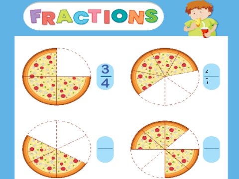Jeu Fractions  en ligne