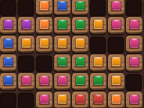 Jeu Puzzle de blocs de bois  en ligne