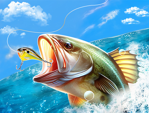 Jeu Baron de pêche réelle pêche  en ligne