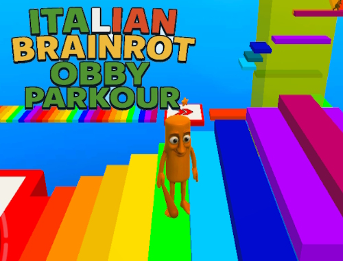 Jeu Italian Brainrot Obby Parkour  en ligne