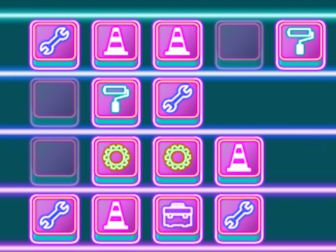 Jeu Usine néon  en ligne
