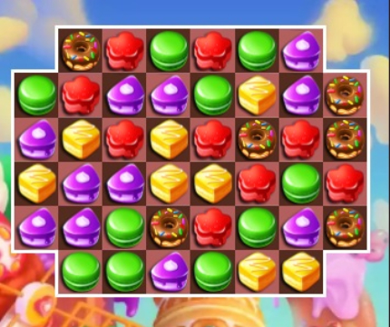 Jeu Cake Match3  en ligne