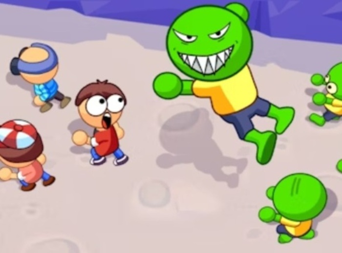 Jeu Foule zombie et fusion  en ligne