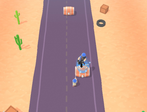 Jeu Soldats de coureurs  en ligne