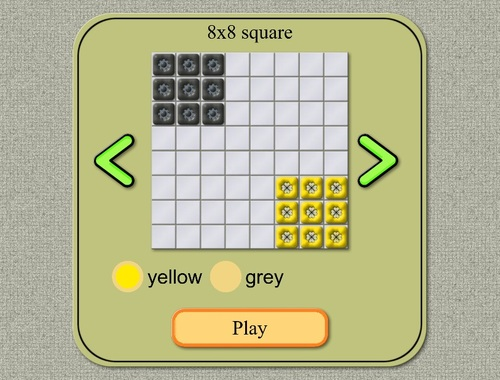 Jeu Ugolki Halma  en ligne