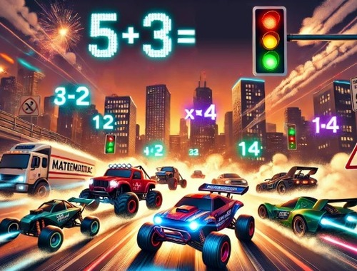 Jeu Mathématiques Racing  en ligne