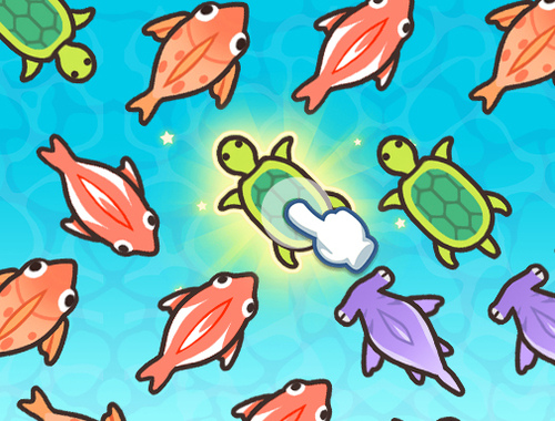 Jeu Sauver les fruits de mer  en ligne