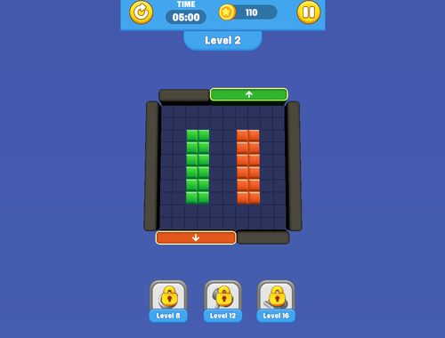 Jeu Confiture de blocs de couleur  en ligne