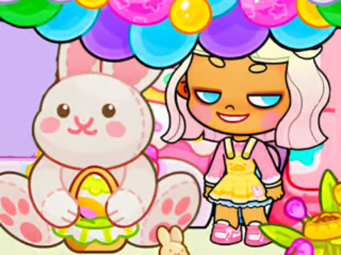Jeu Puzzle de puzzle: Avatar World Easter Party  en ligne
