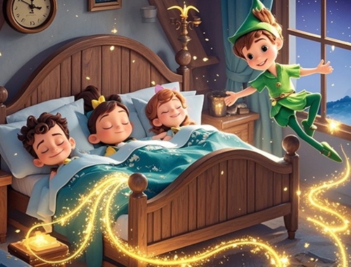 Jeu Trouvez les différences: Peter Pan  en ligne