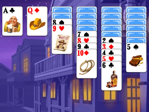 Jeu Solitaire inverse  en ligne