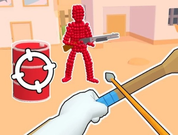 Jeu Stickman Archer: tir des flèches sur les rouges  en ligne