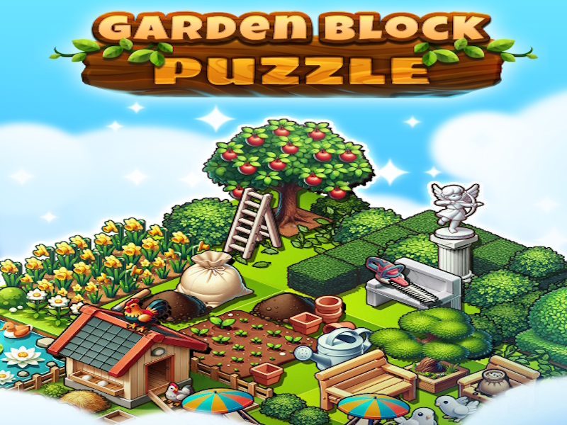 Jeu Puzzle de blocs de jardin en ligne