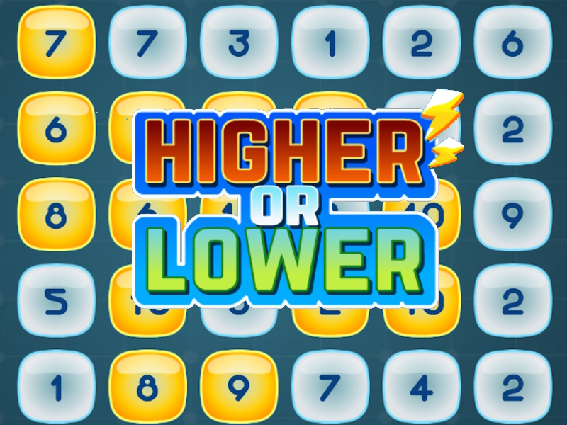 Jeu Plus haut ou plus bas en ligne