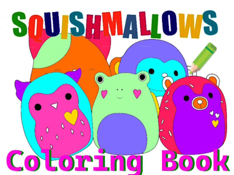 Jeu Livre de coloriage squishmallow en ligne
