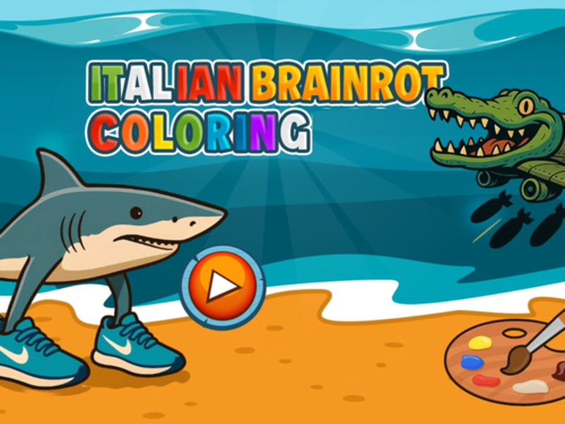 Jeu Coloriage italien de cerveau en ligne