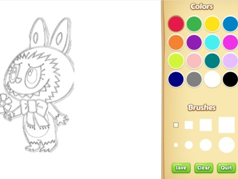 Jeu Chibi Labubu Coloring Livre pour les enfants en ligne