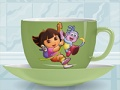Jeu Conception de la tasse de café Dora  en ligne