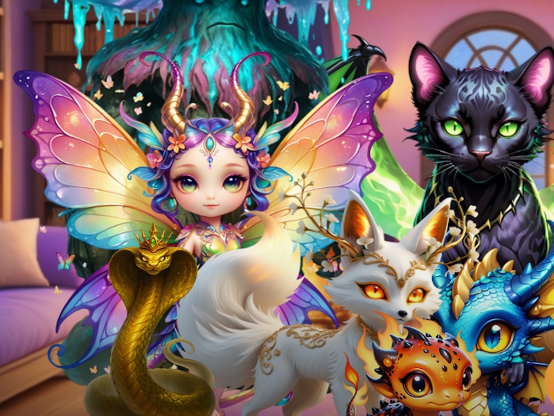 Jeu Mystérieux familiers enchantés bestian en ligne