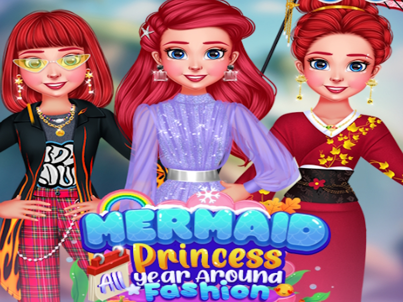 Jeu Sirène princesse toute l'année à la mode en ligne