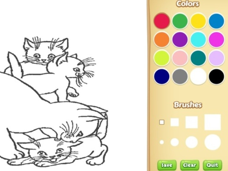 Jeu Livre de coloriage pour les chats pour les enfants en ligne