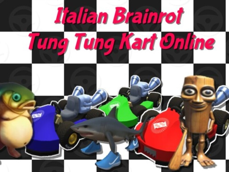 Jeu Italien brainrot tung tung kart en ligne en ligne