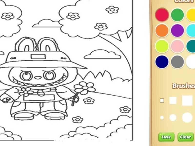 Jeu Livre de coloriage Labubu pour les enfants en ligne
