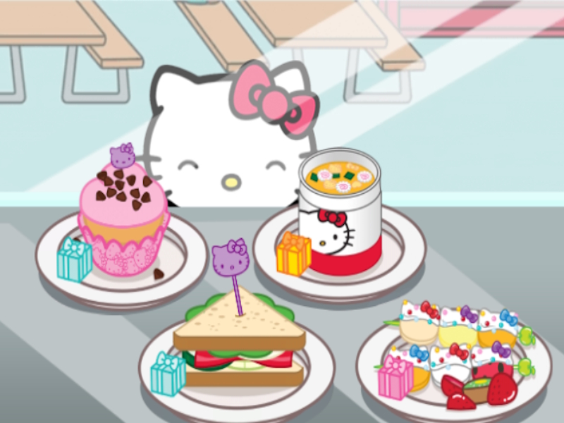 Jeu Hello Kitty Lunchbox en ligne