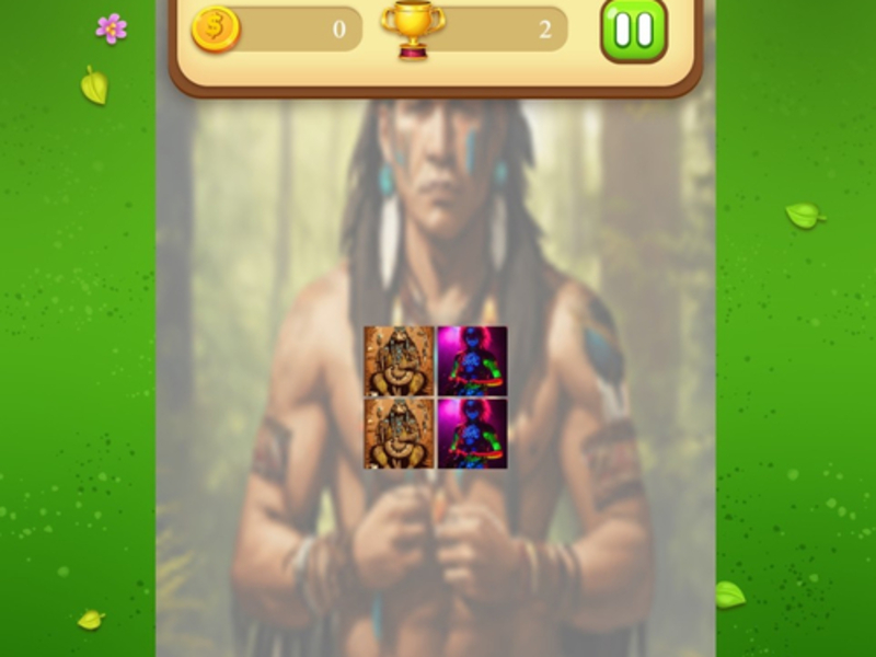 Jeu Match de mémoire de chaman en ligne